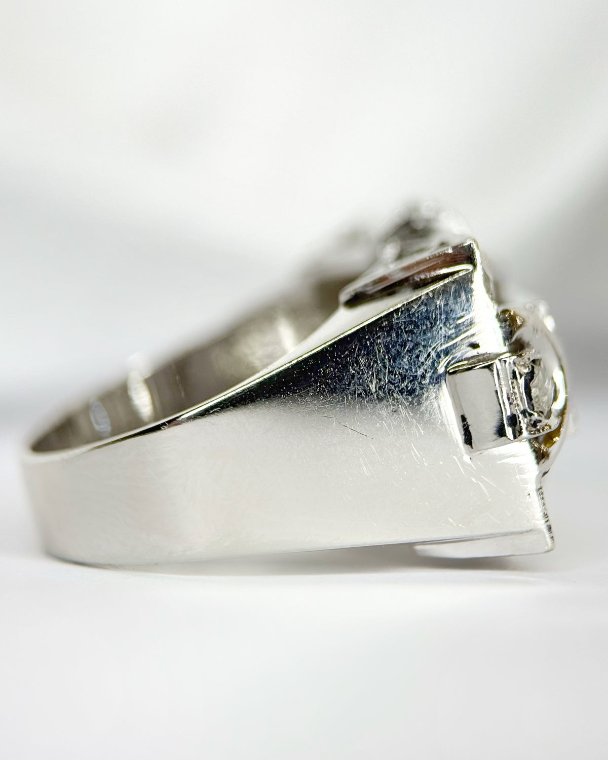 Bague Tank Diamants 0.96 carat &amp; or 8.64g "Elodie"