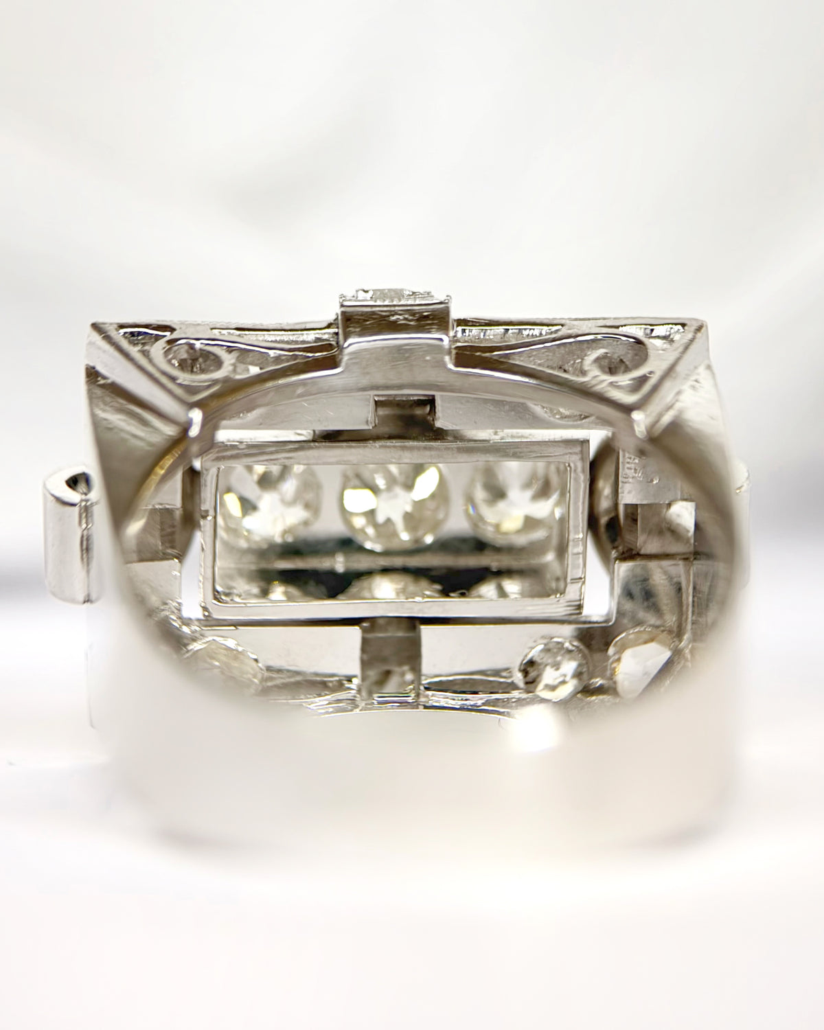Bague Tank Diamants 0.96 carat &amp; or 8.64g "Elodie"