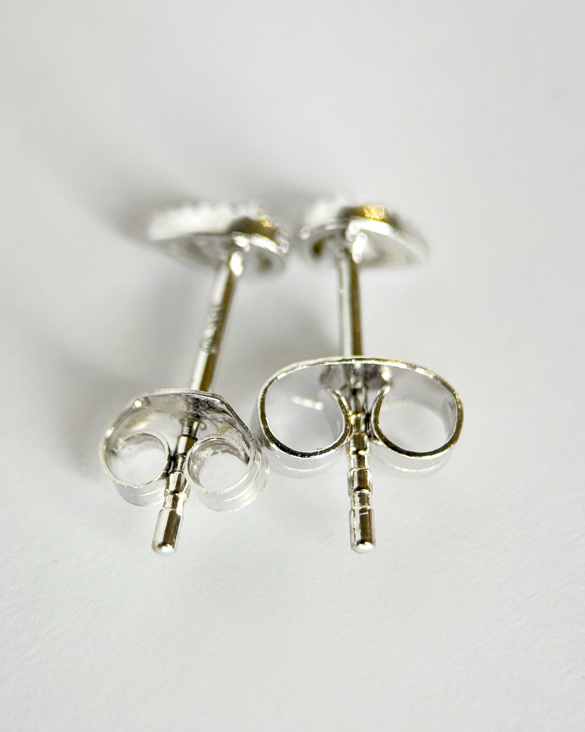 Pendientes de diamantes tipo botón «Ellie»