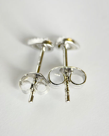 Pendientes de diamantes tipo botón «Ellie»