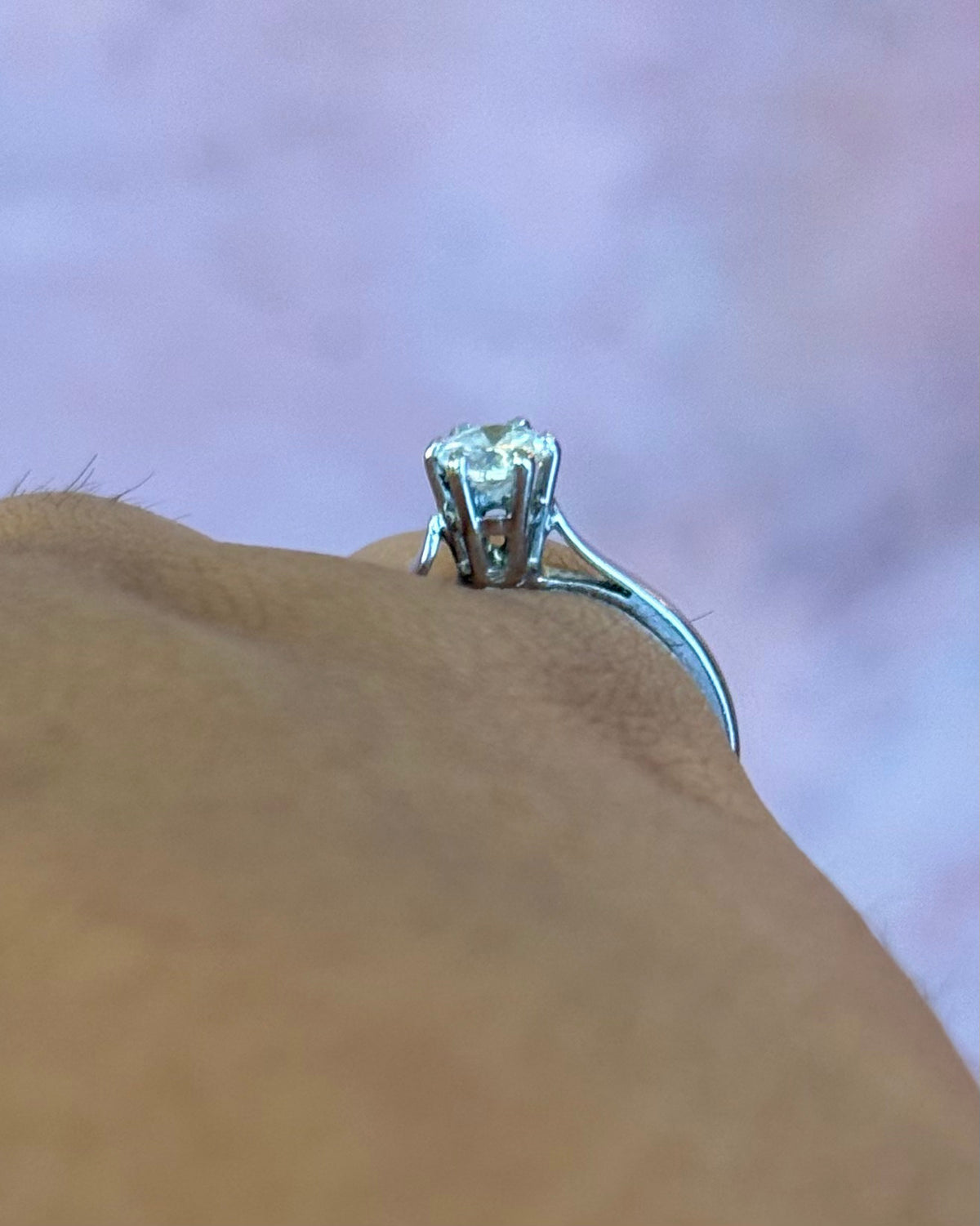 Bague Solitaire Diamant 0.35 carat F/VS2 "Viana"