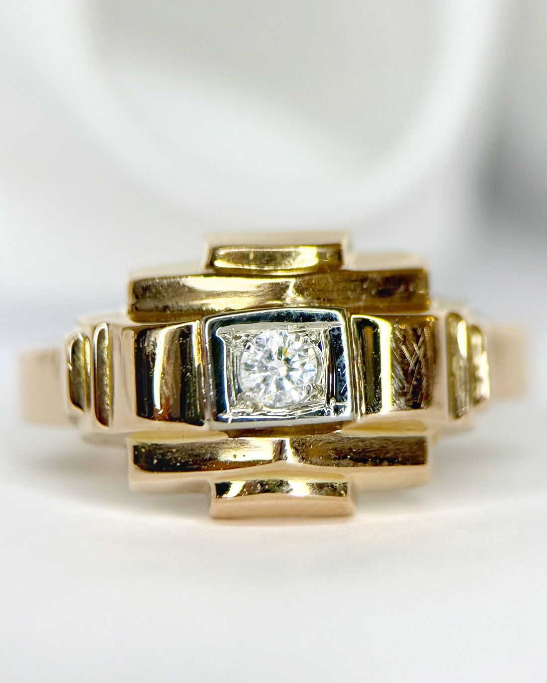 Bague Tank Diamant "Lise"