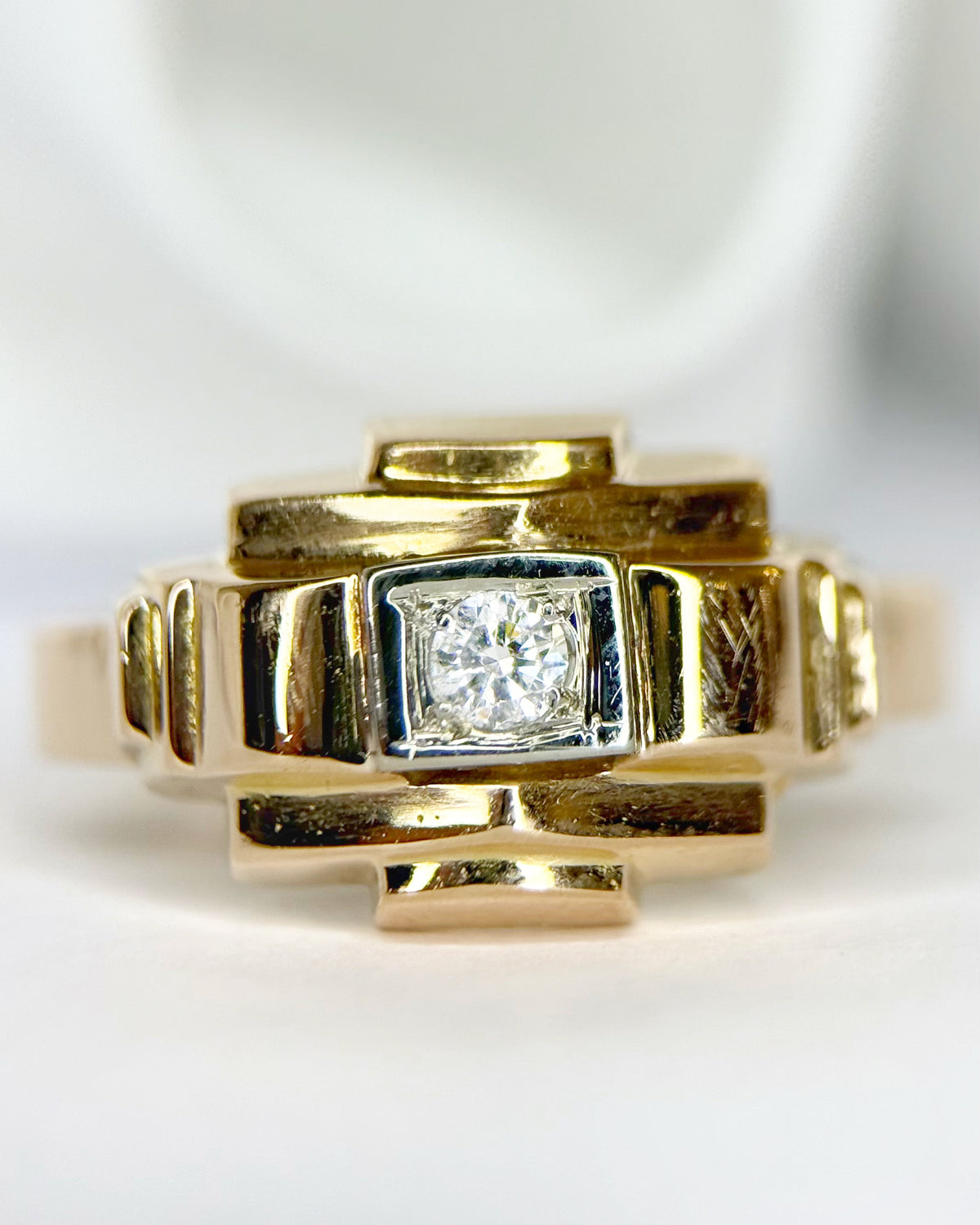 Bague Tank Diamant "Lise"