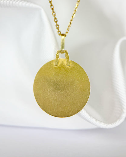 Pendentif Zodiaque Cancer Or Jaune 18 carats "Yuna"