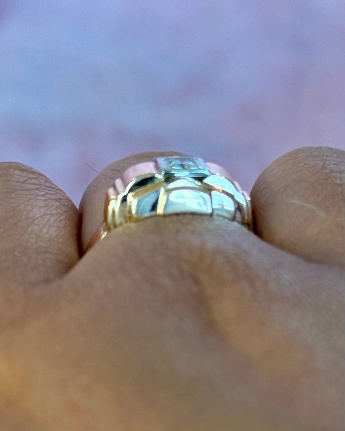 Bague Tank Diamant "Lise"