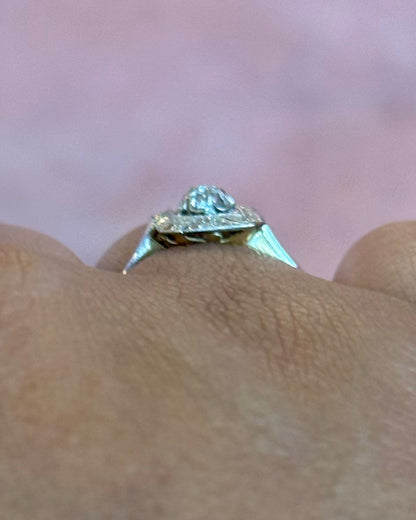 Bague Art-Déco Diamants "Ninon"