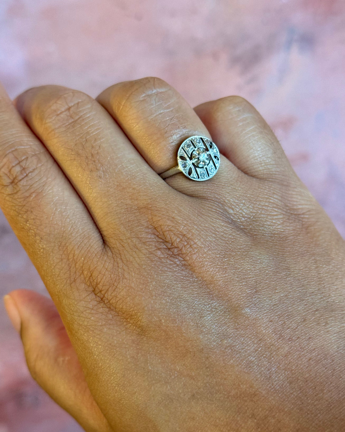 Bague Art-Déco Diamants "Paula"