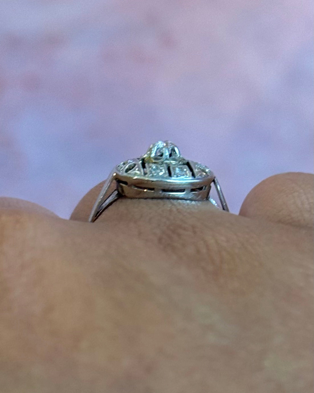 Bague Art-Déco Diamants "Paula"