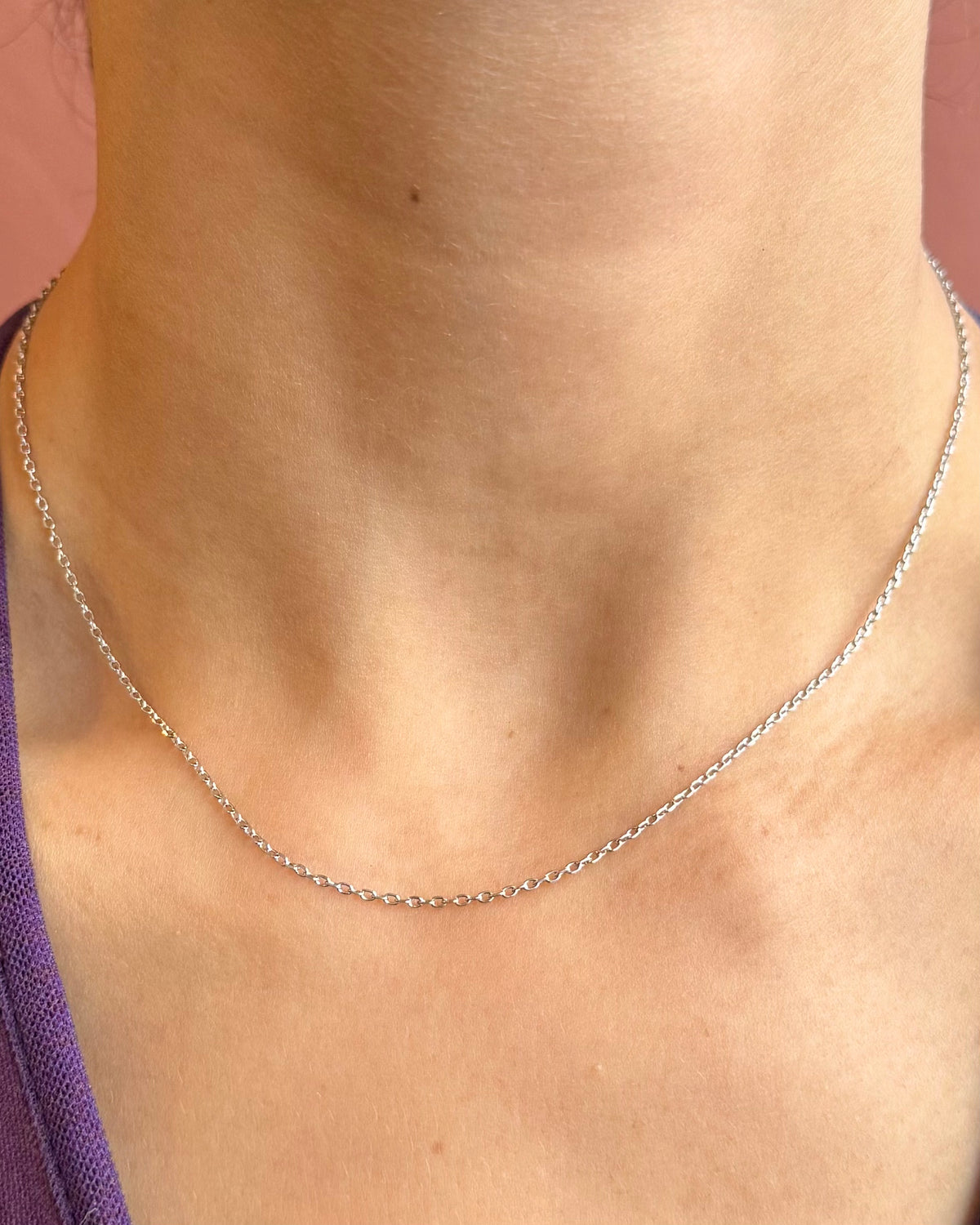 Chaîne Or Gris 18 carats "Rania"