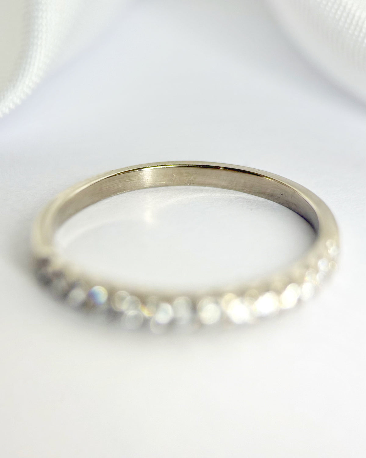 Media alianza de diamantes de 0.42 quilates, 2.1 mm, «Diana»