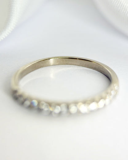 Media alianza de diamantes de 0.42 quilates, 2.1 mm, «Diana»