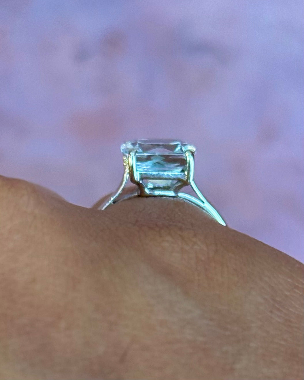 2.90-carat "Marine" aquamarine cocktail ring