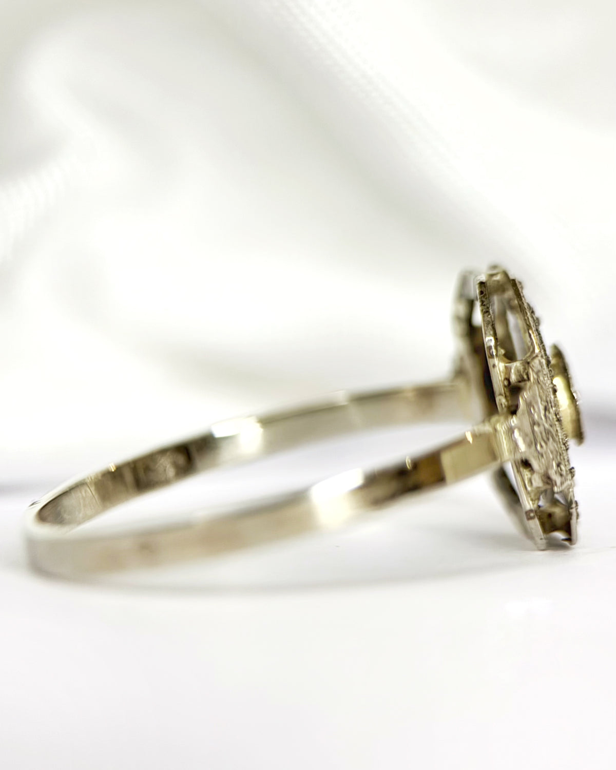 Anillo Art Déco con diamante "Solange"