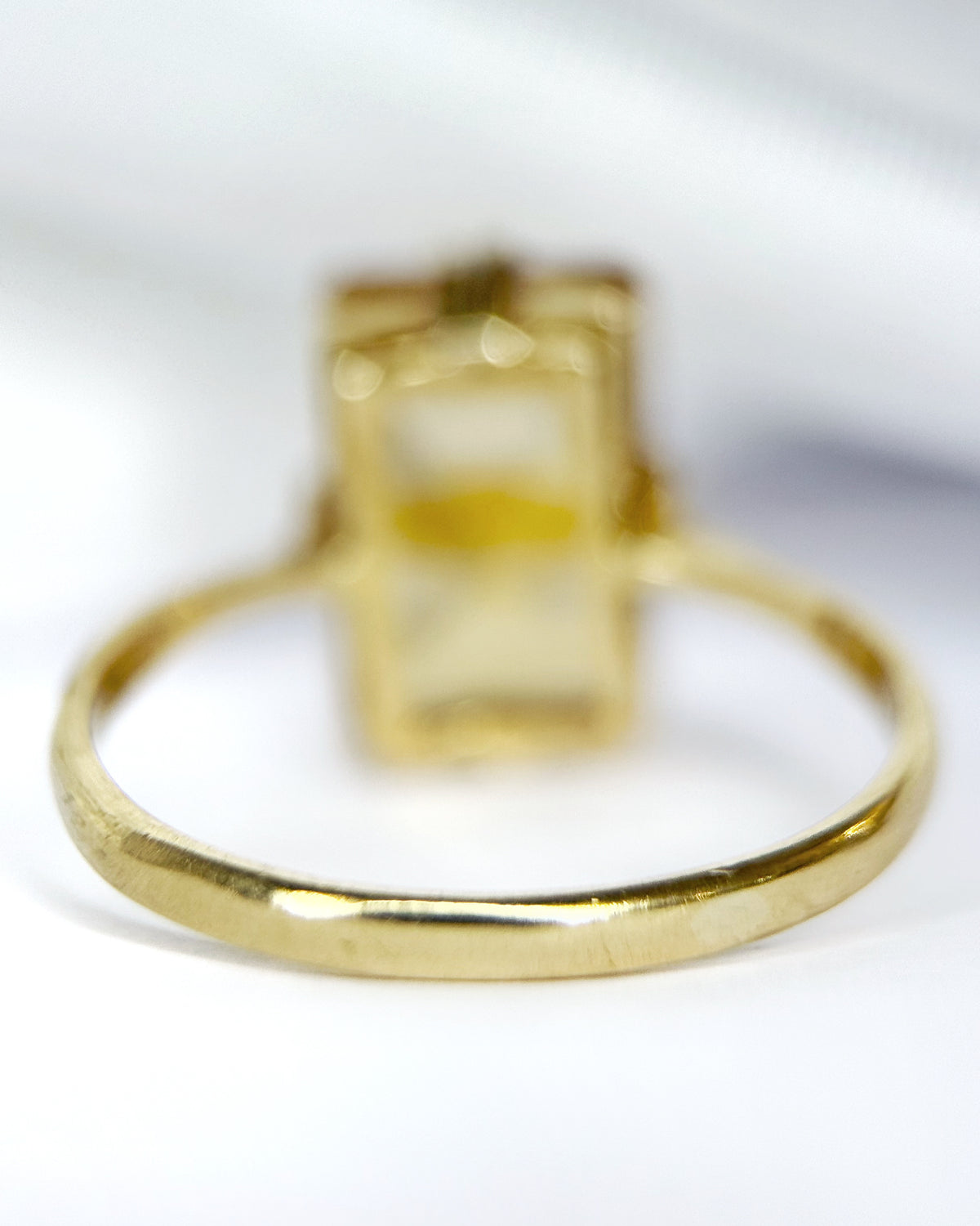Bague Cocktail Citrine 3.2 carats &amp; Or 18 carats "Irina"