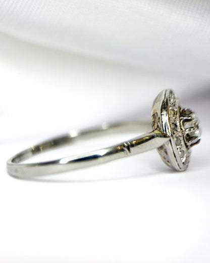 Séverin Art Deco Diamond Solitaire Ring