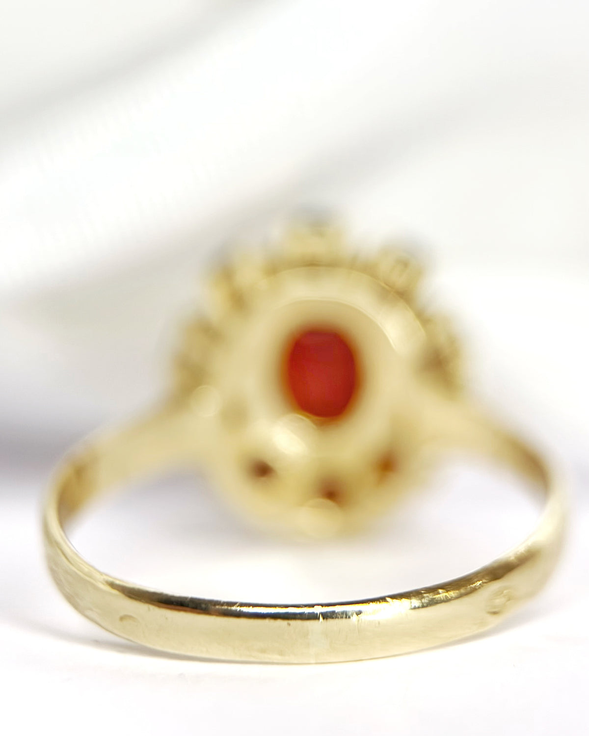 Hessonite Garnet Daisy Ring 1.20 carat "Léonie"