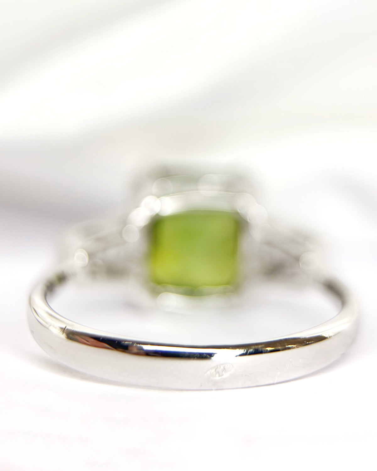 2.54-carat Tourmaline Trilogy Ring &amp; Diamonds "Véridise"