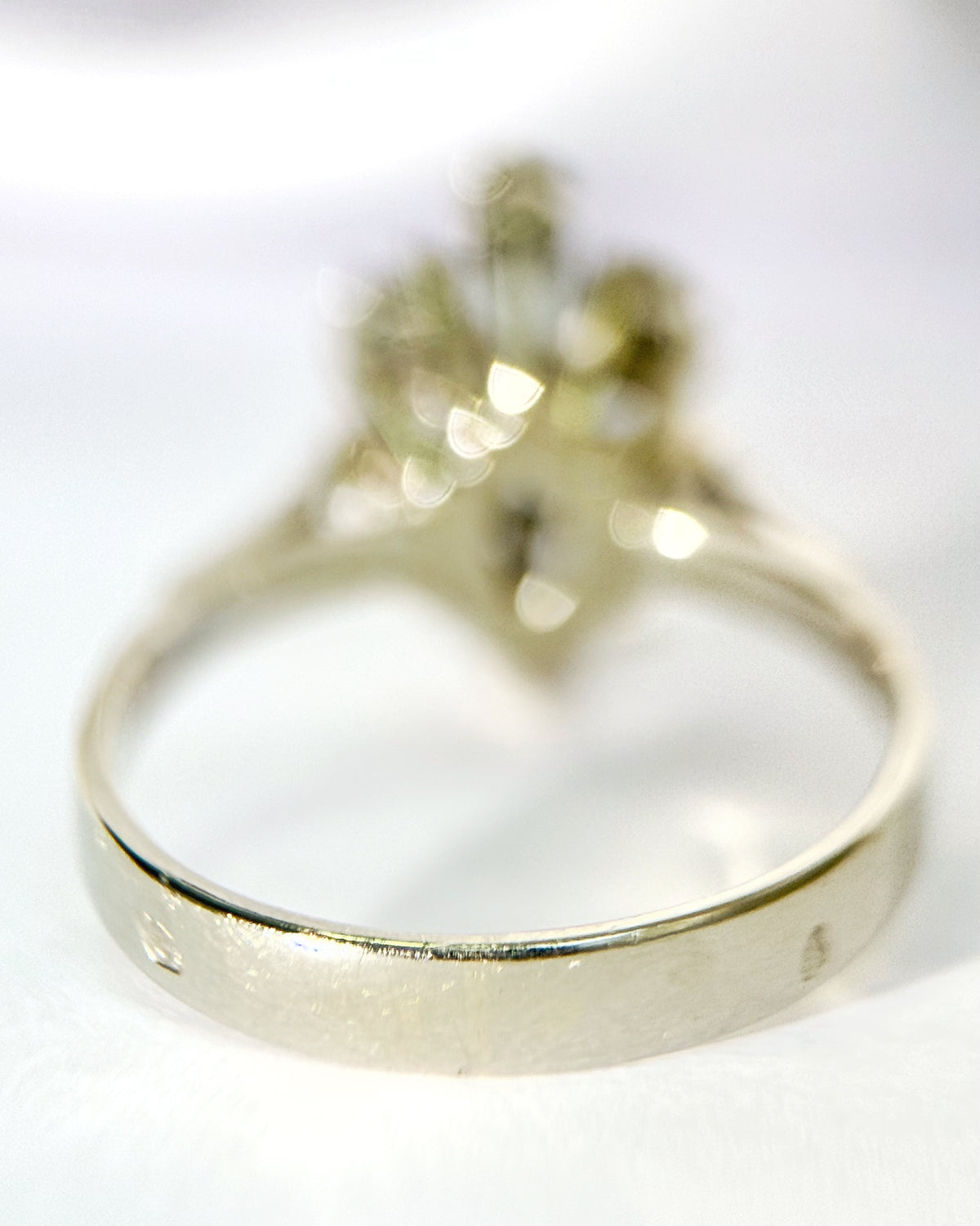 Bague Marquise Aigue-Marine &amp; Diamants "Mélania"