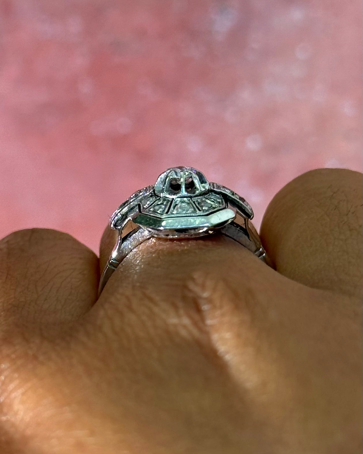 Bague Art-Déco Diamants "Michaela"