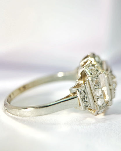 Bague Art-Déco Diamants "Ninon"