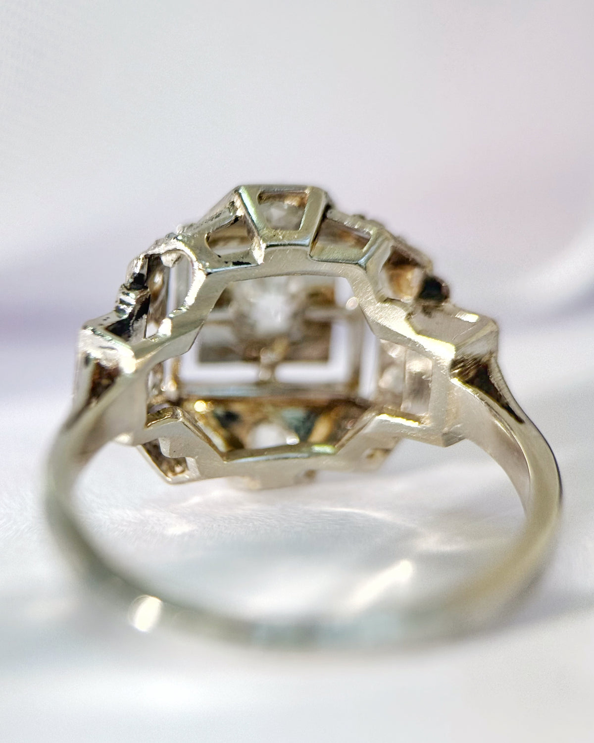 Bague Art-Déco Diamants "Ninon"