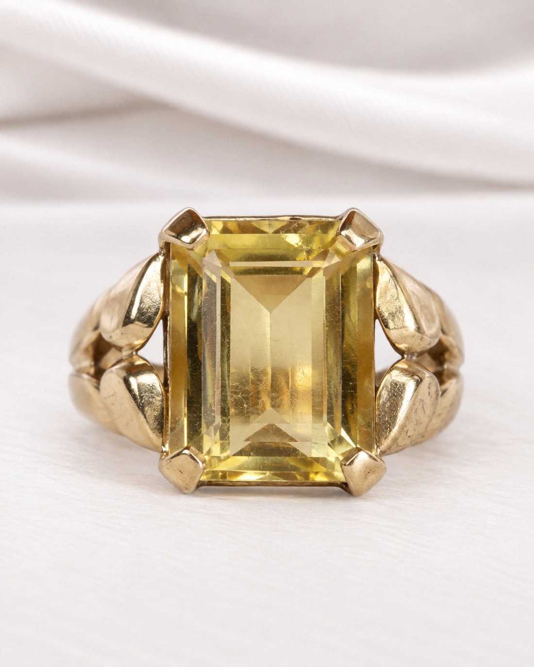 Bague Cocktail Citrine 5.04 carats &amp; Or 18 carats 7.09g "Annette"