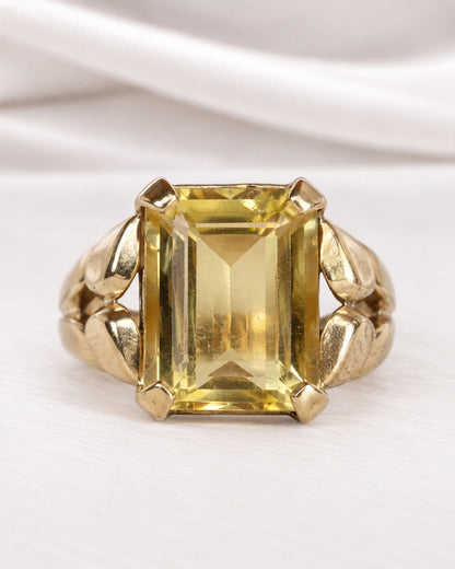 Bague Cocktail Citrine 5.04 carats &amp; Or 18 carats 7.09g "Annette"