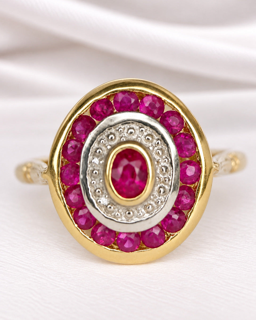 Bague Style Art-Déco Rubis 1.08 carat "Georgia"