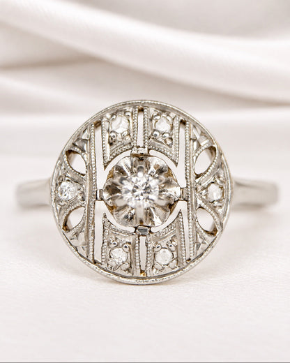 Bague Art-Déco Diamants "Paula"