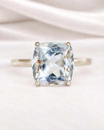 2.90-carat "Marine" aquamarine cocktail ring