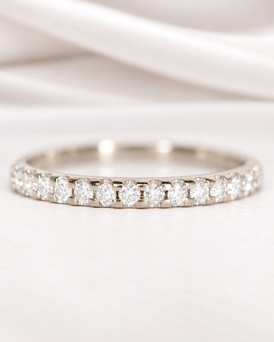 Media alianza de diamantes de 0.42 quilates, 2.1 mm, «Diana»