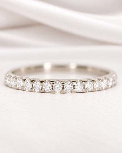 Media alianza de diamantes de 0.42 quilates, 2.1 mm, «Diana»