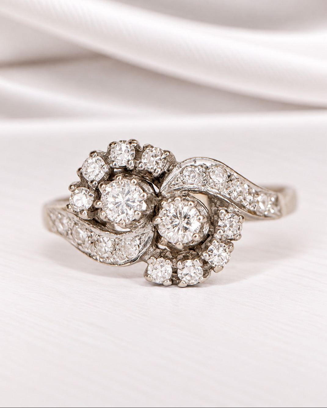 Art Deco Style Diamond Ring 0.44 carat "Kyllie"