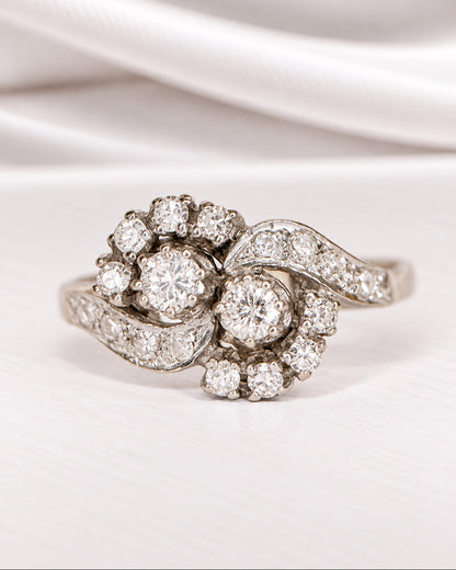Art Deco Style Diamond Ring 0.44 carat "Kyllie"