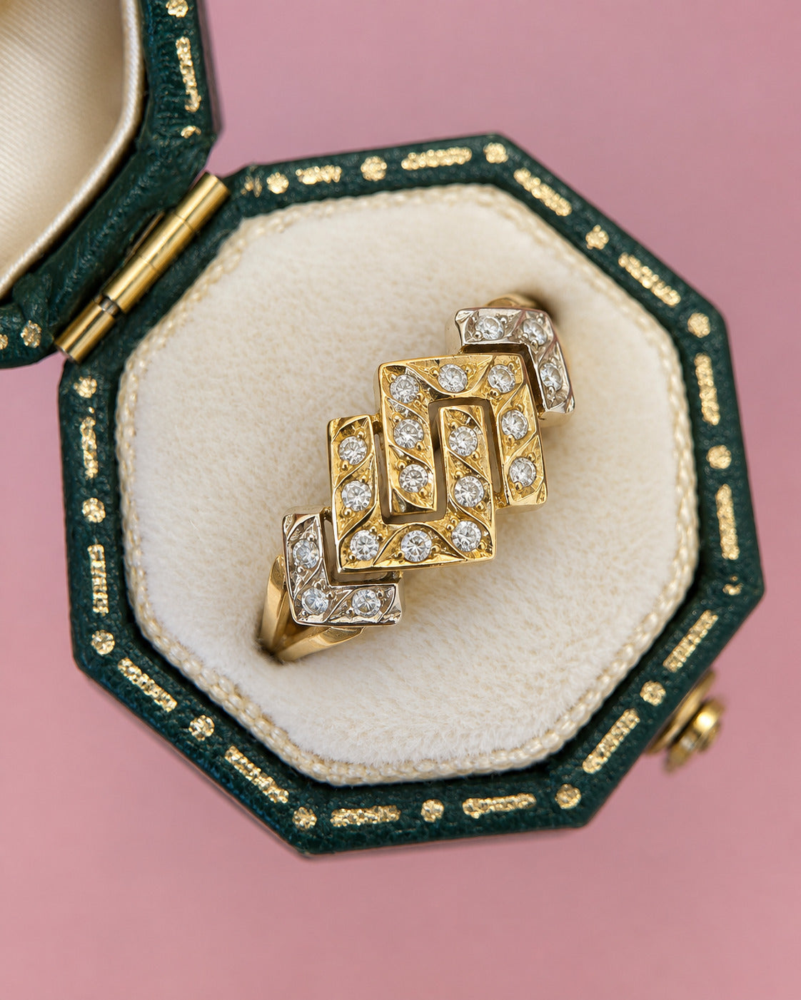 Anillo de banda con diamantes de 0,20 quilates «Isadora»