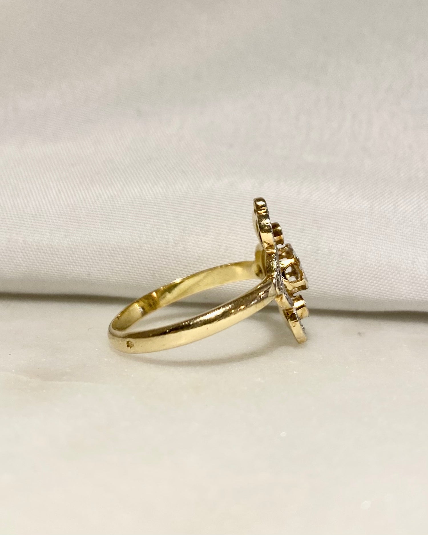 Bague Marquise Art-Deco Diamants &quot;Doria&quot;