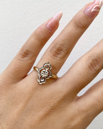 Bague Marquise Art-Deco Diamants &quot;Doria&quot;
