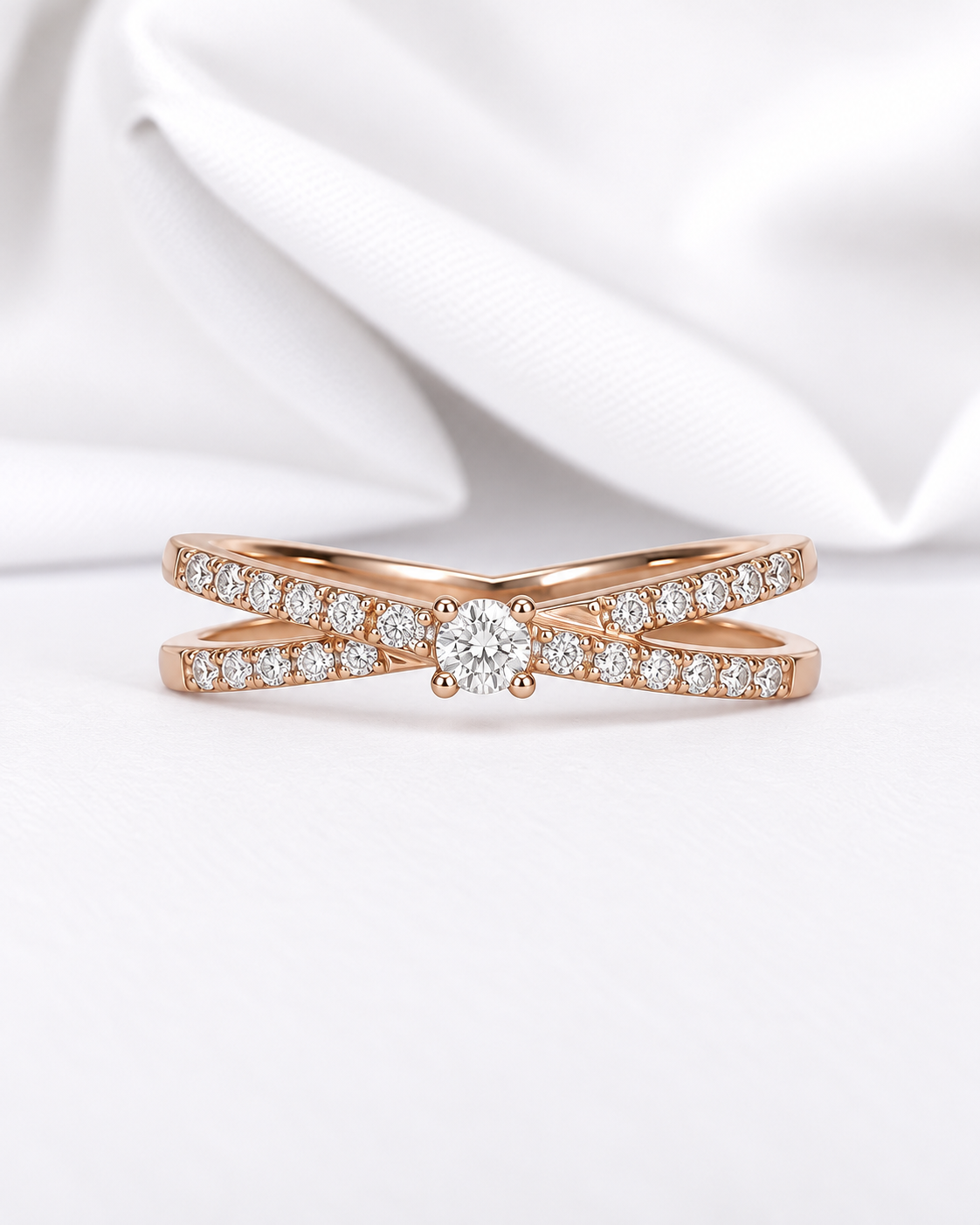 Anillo Mauboussin de diamantes de 0,28 quilates «À La Croisée Des Chemins»