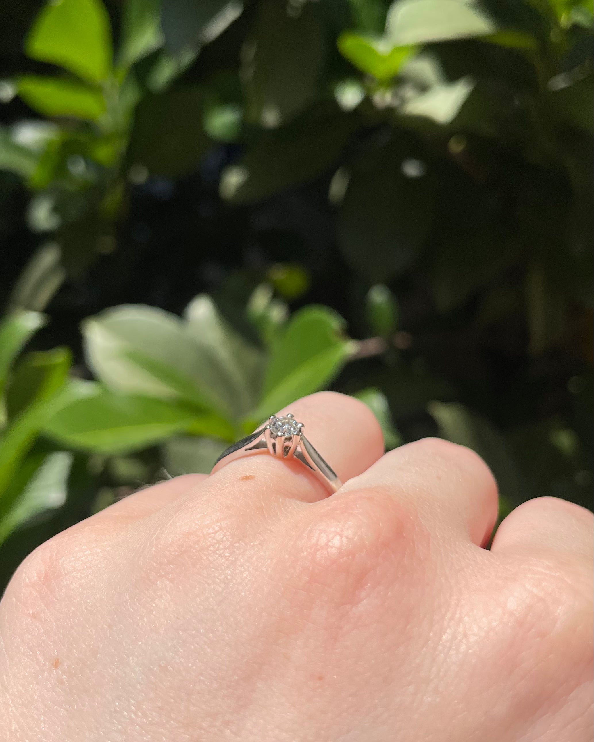 Bague Solitaire Diamant 0.20 carat "Zélie"
