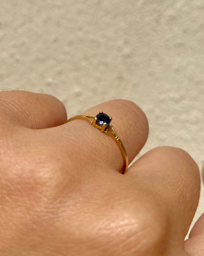 Bague Solitaire Saphir 0.20 carat &quot;Lauraline&quot;