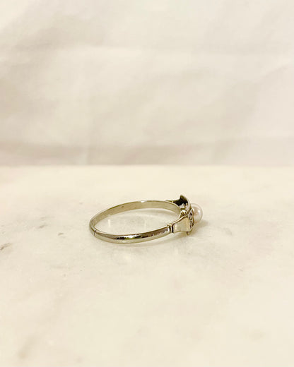 Bague Trilogie Perle &amp; Diamants “Alka”