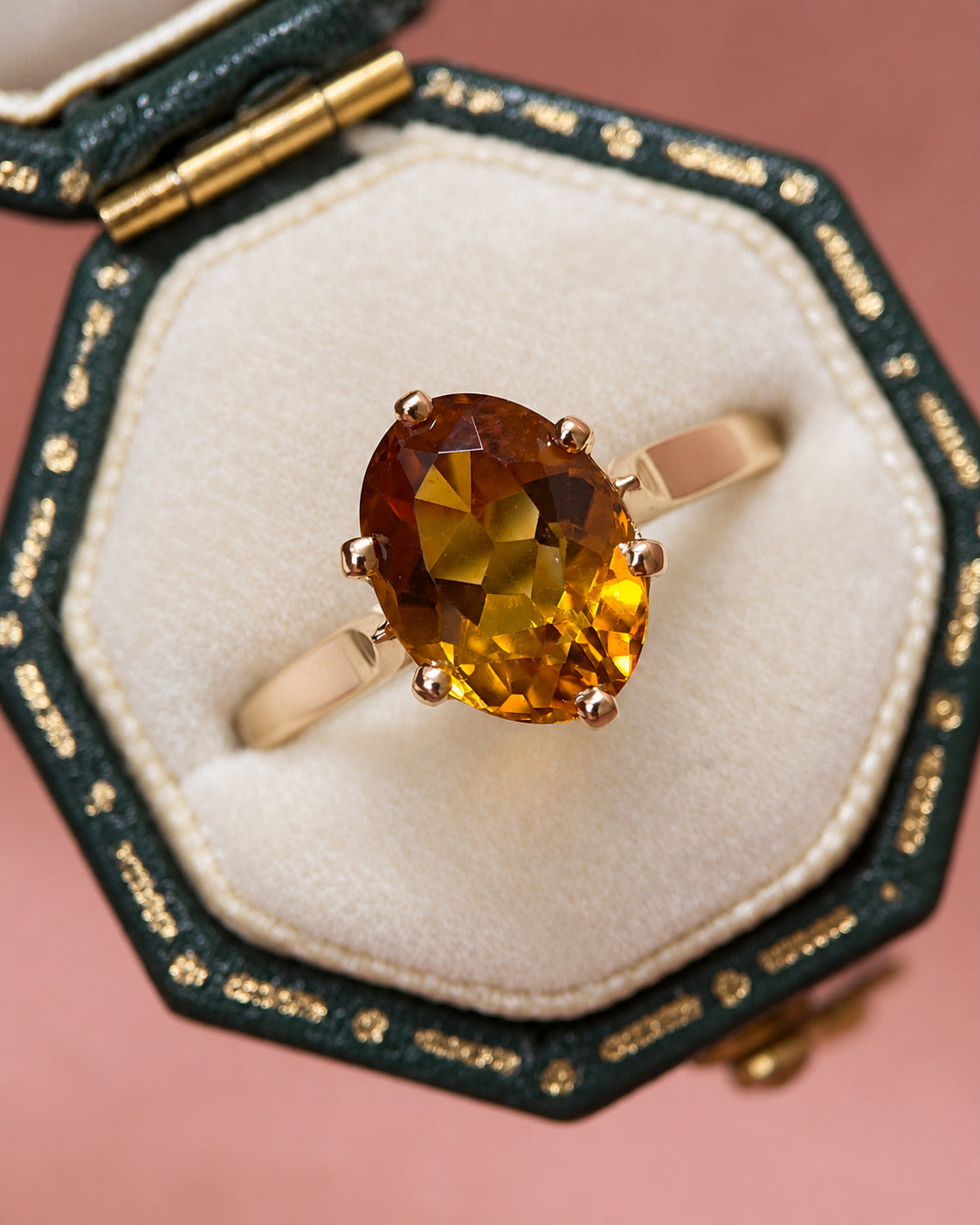 Anillo de cóctel de citrino de 2.35 quilates "Léandre"