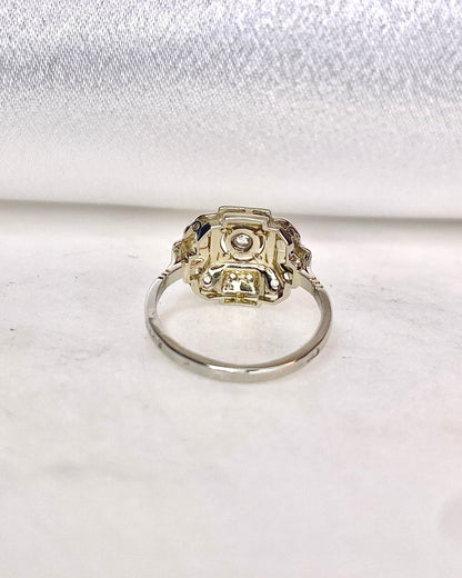 Bague Art-Déco Diamants &quot;Goldie&quot;