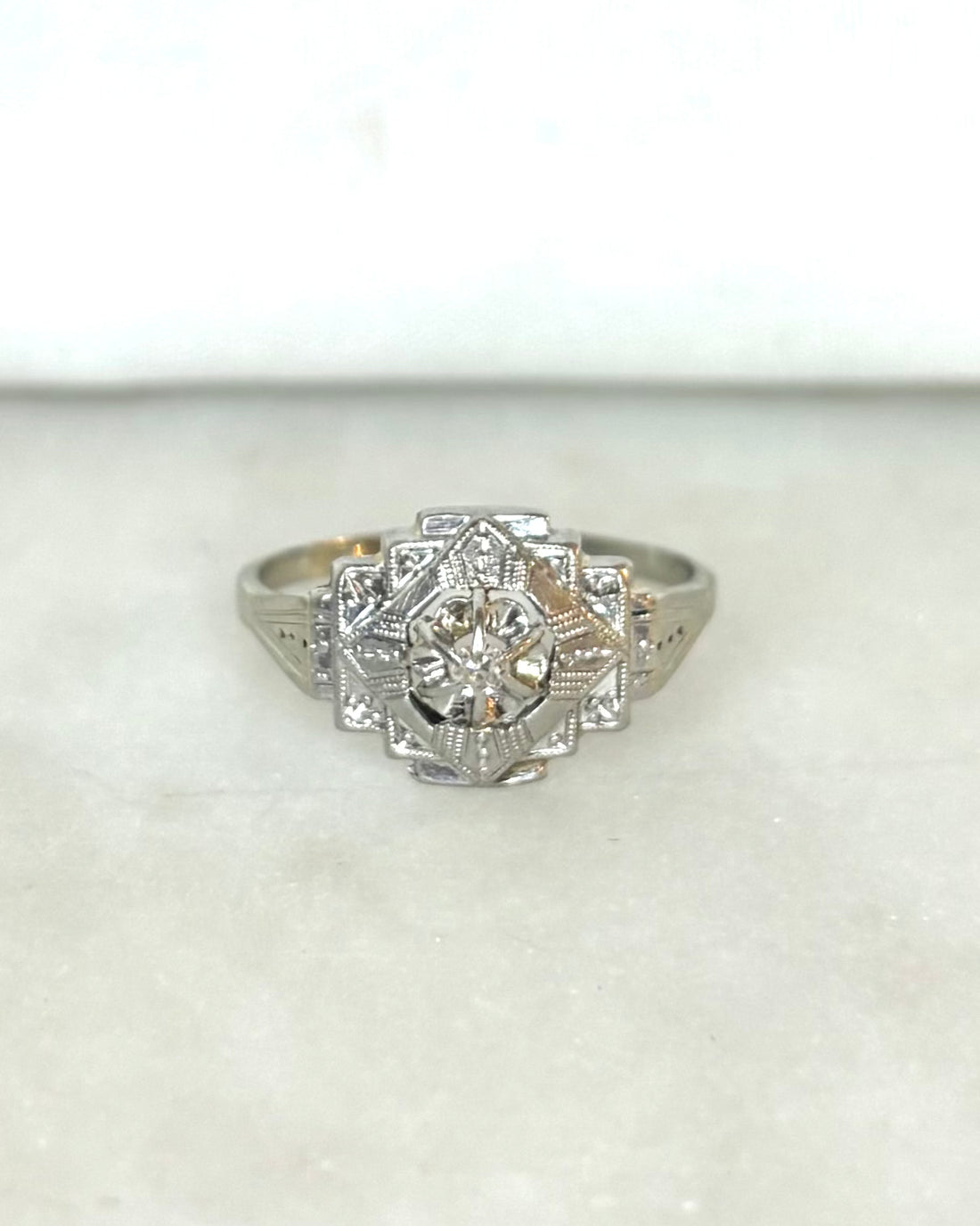 Bague Art Déco Diamant &quot;Megan&quot;