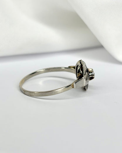 Anillo Art Déco Diamante &quot;Gloria&quot;