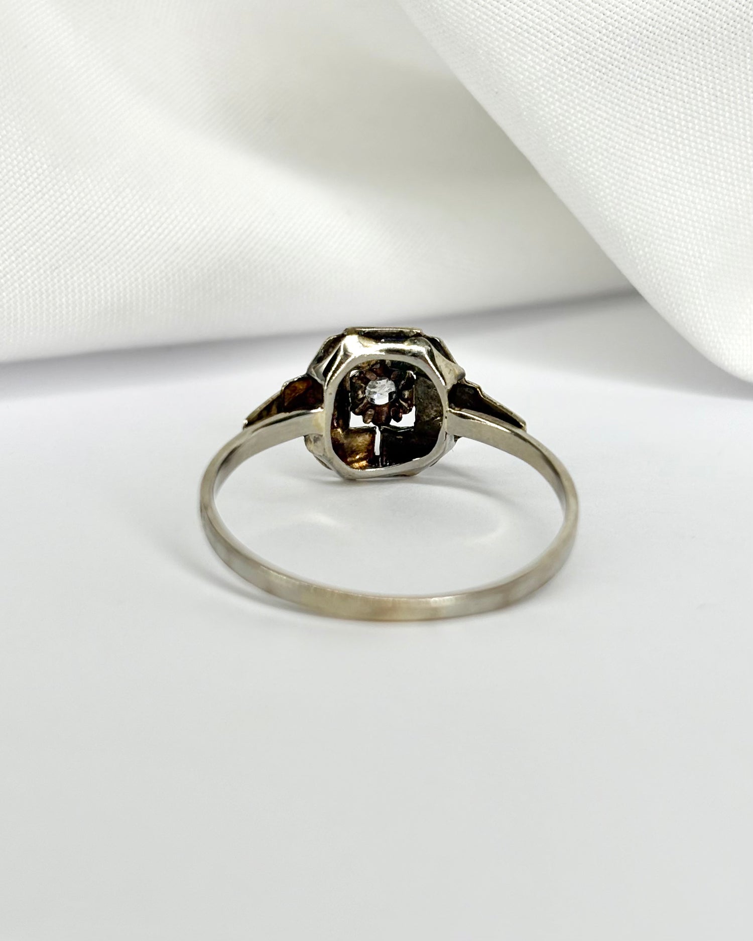 Anillo Art Déco Diamante &quot;Gloria&quot;