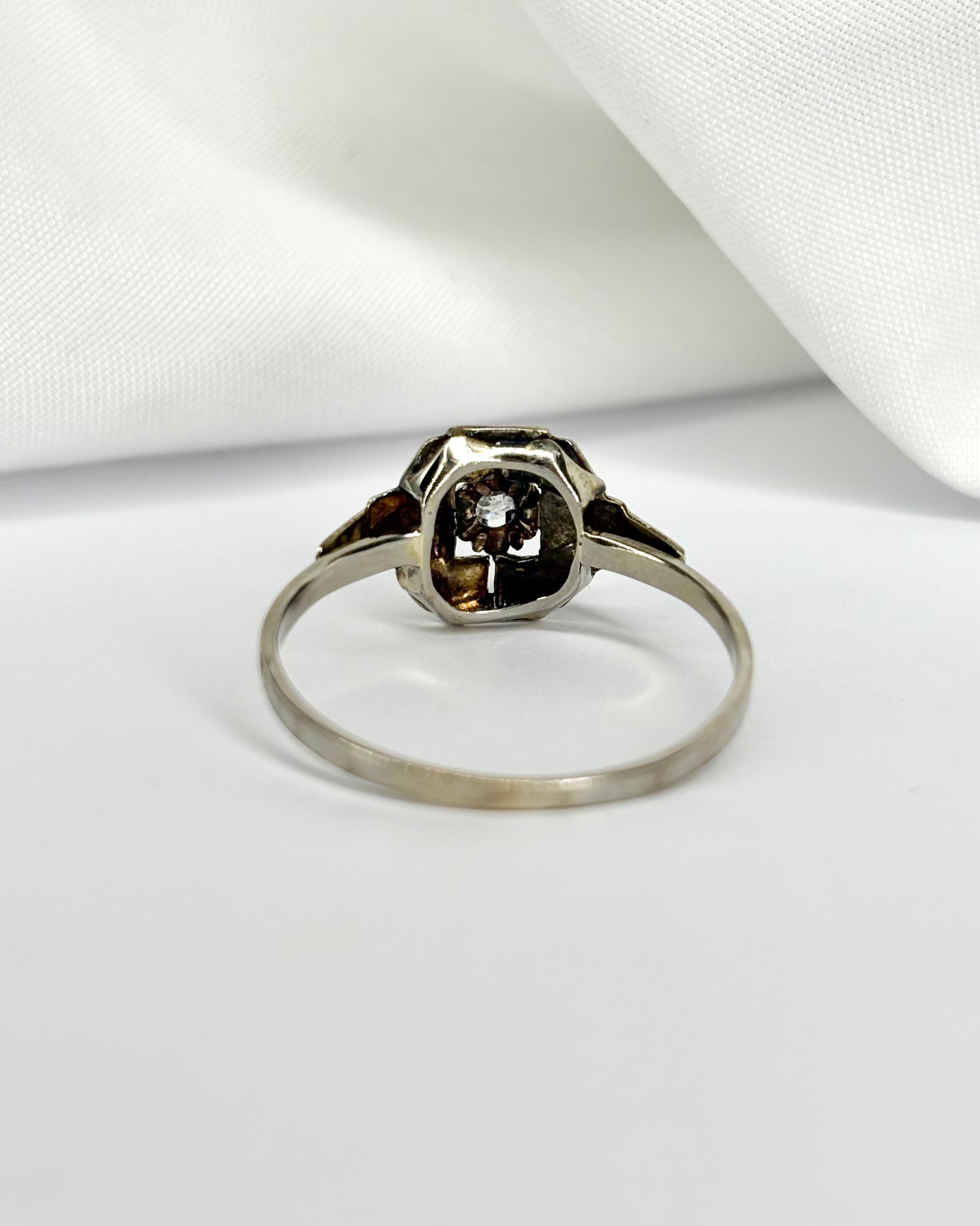 Anillo Art Déco Diamante &quot;Gloria&quot;