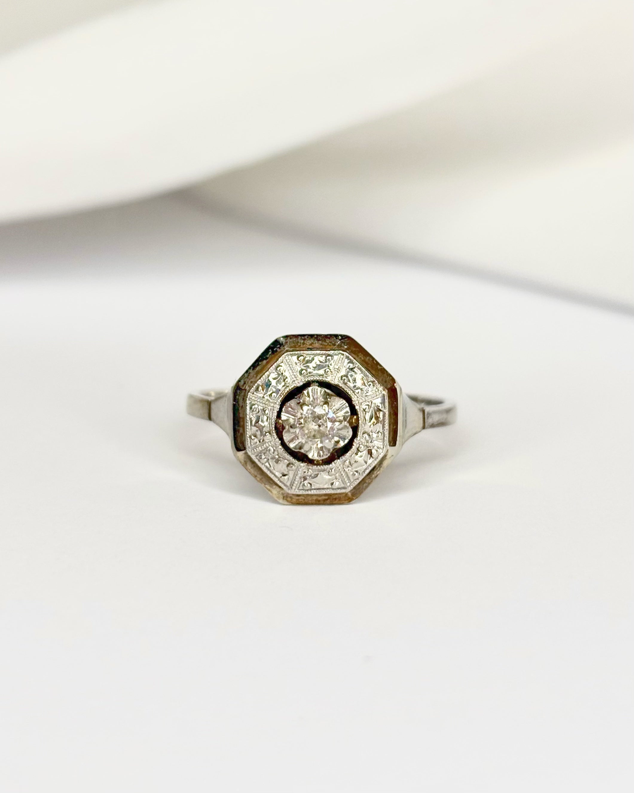 Bague Art Déco Diamant "Lorie" - Elliade Paris