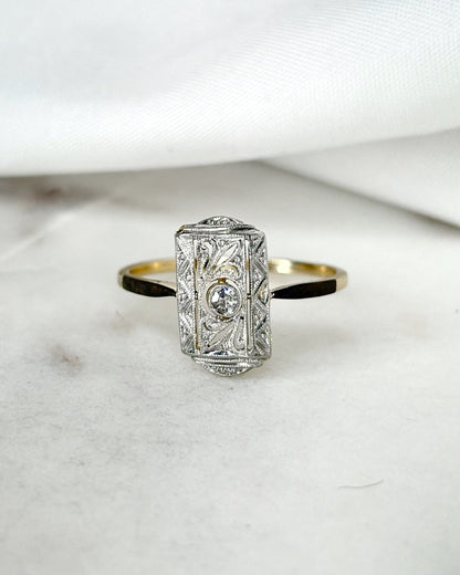 Bague Art Déco Diamant &quot;Adélie&quot;