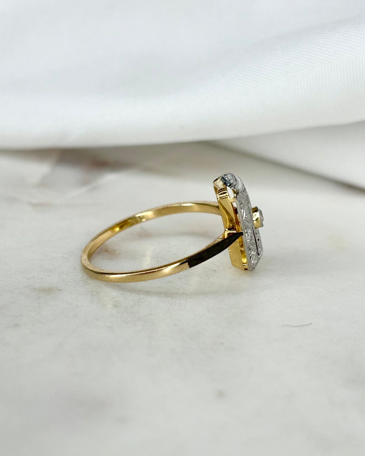 Bague Art Déco Diamant &quot;Adélie&quot;